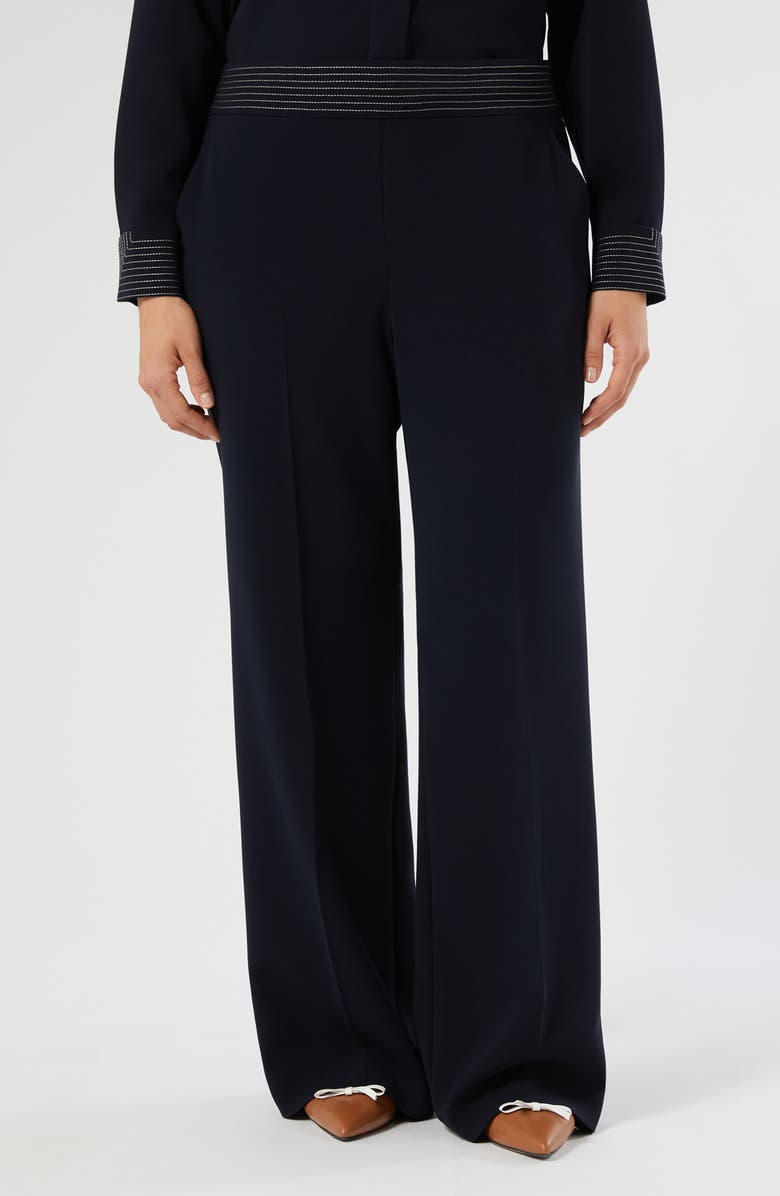Marina Rinaldi Briose Wide Leg Pants, Main, color, Midnight Blue