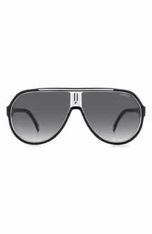 64mm Oversize Gradient Aviator Sunglasses