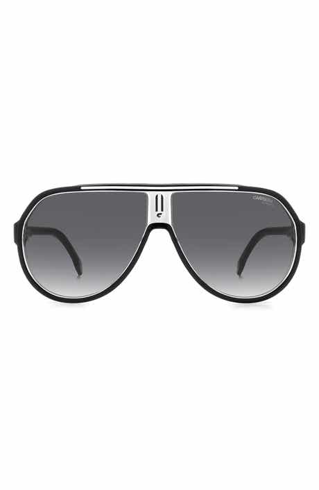 64mm Oversize Gradient Aviator Sunglasses