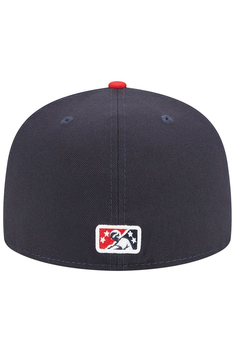 Men's New Era Navy Tulsa Drillers Theme Nights Sound  59FIFTY Fitted Hat, Alternate, color, Navy