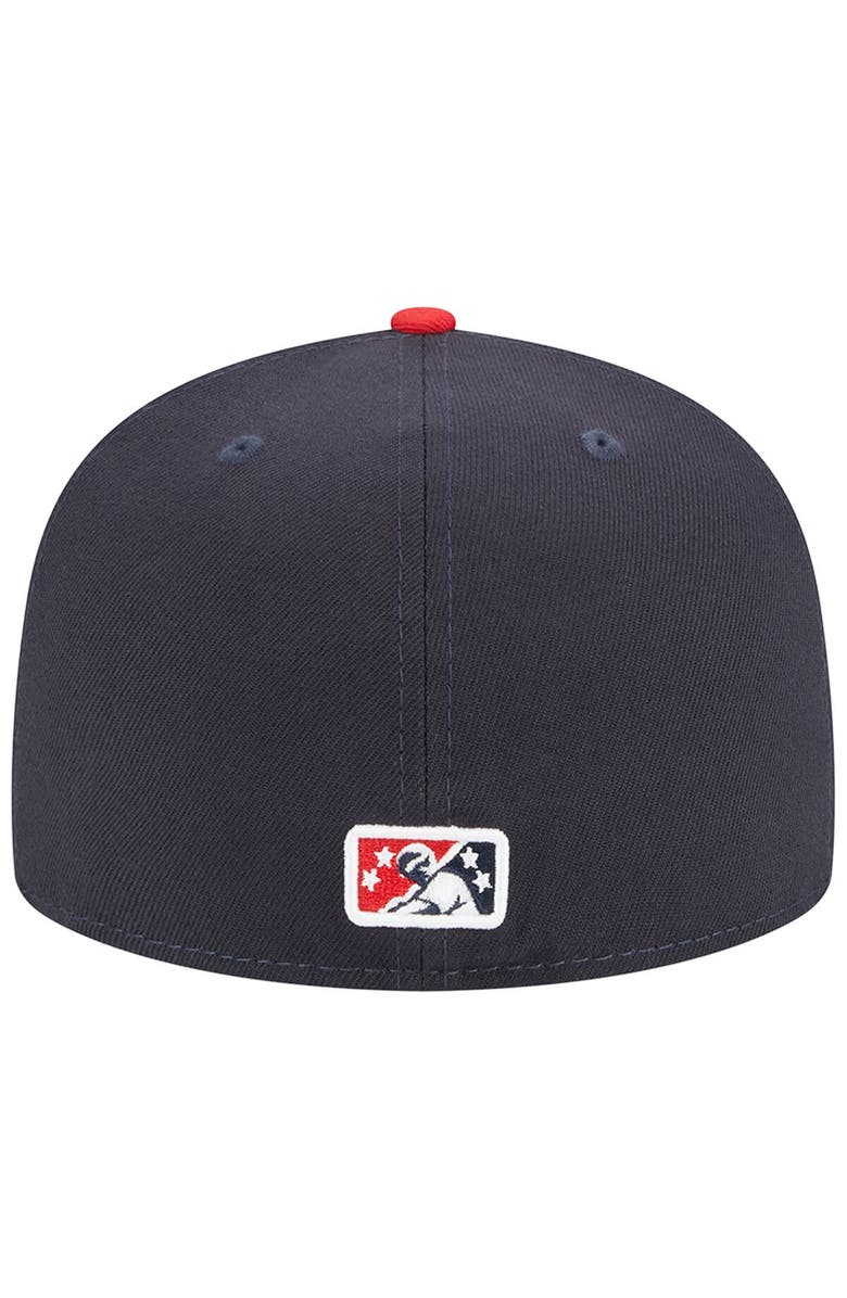 New Era Men's New Era Navy Tulsa Drillers Theme Nights Sound 59FIFTY Fitted Hat, Alternate, color,