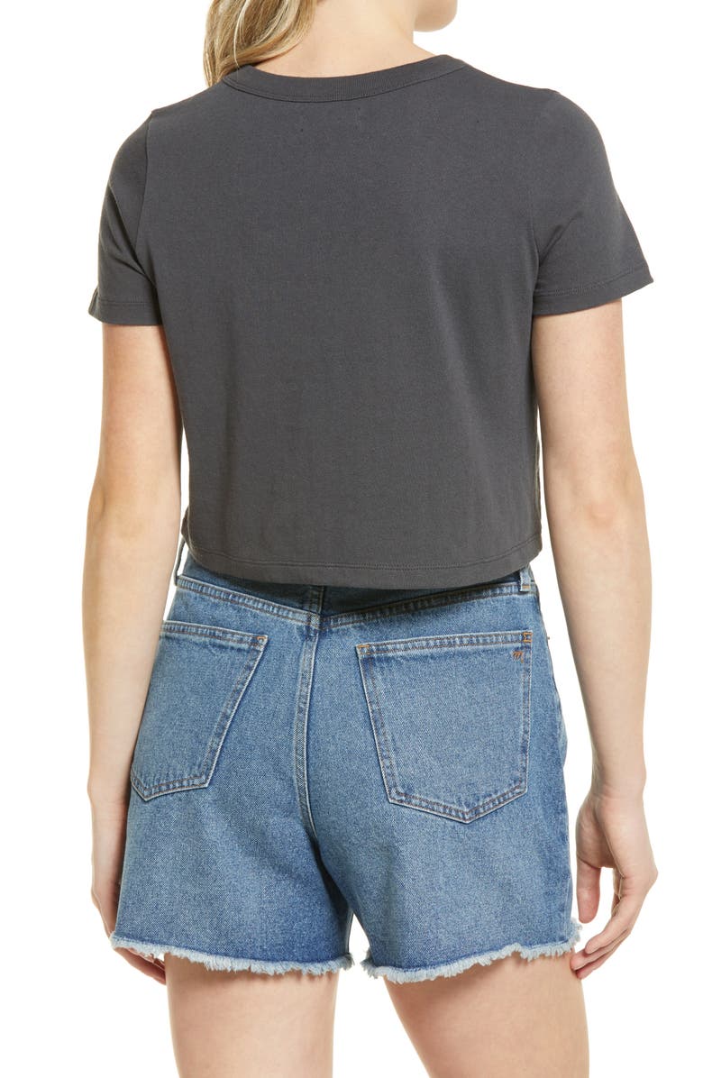 Madewell Supercrop Organic Cotton Tee, Alternate, color, 