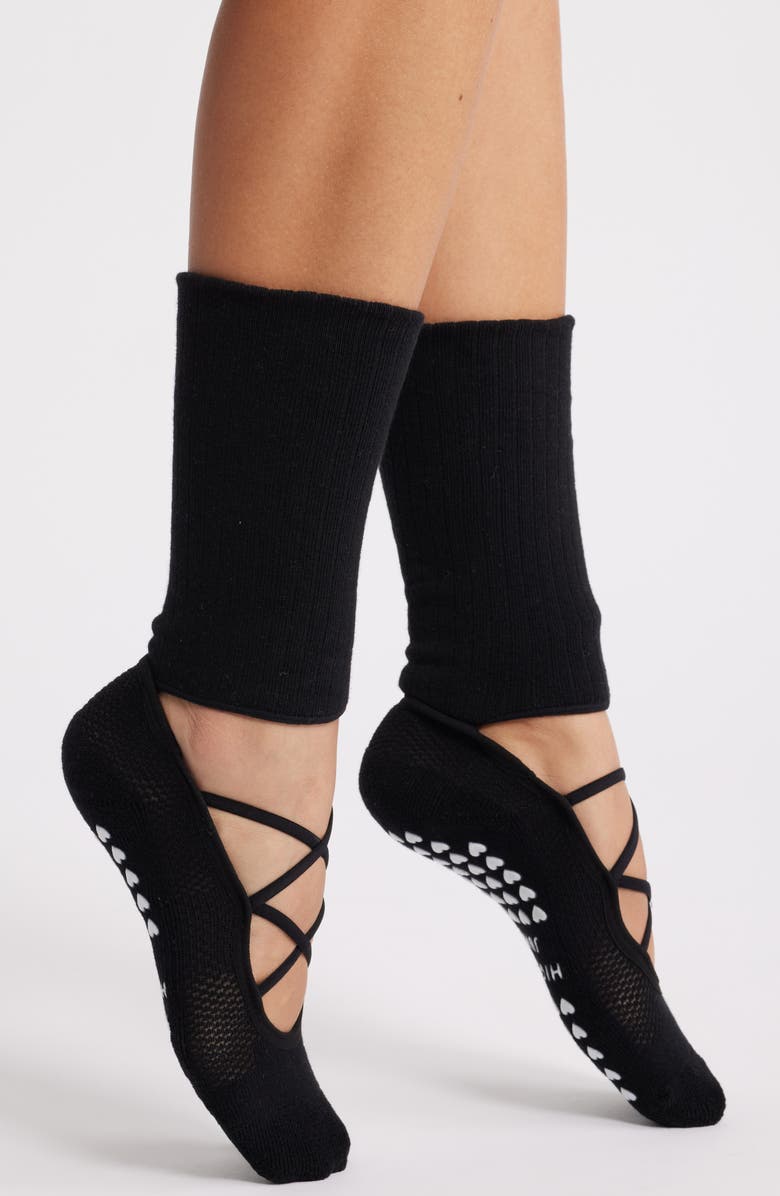 HIGH HEEL JUNGLE Studio Premium Leg Warmer Grip Socks, Main, color,