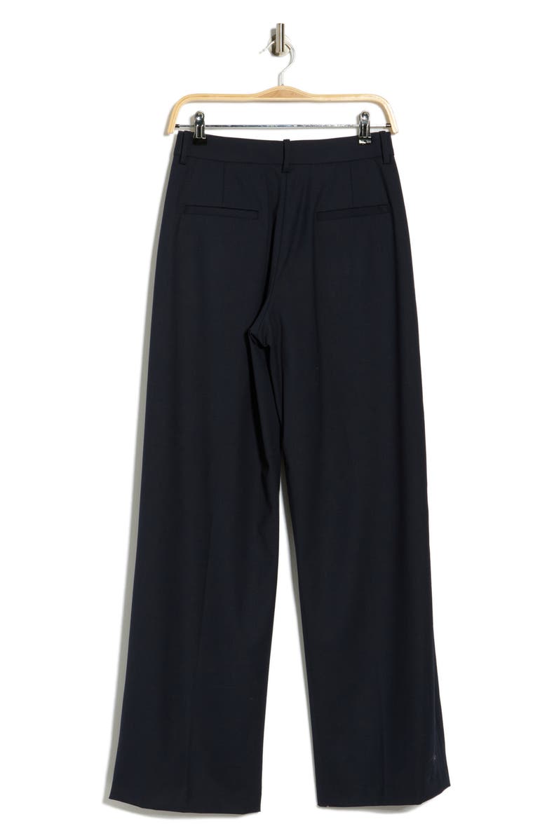 rag & bone Andi Stretch Wool Trousers, Alternate, color, Dark Navy