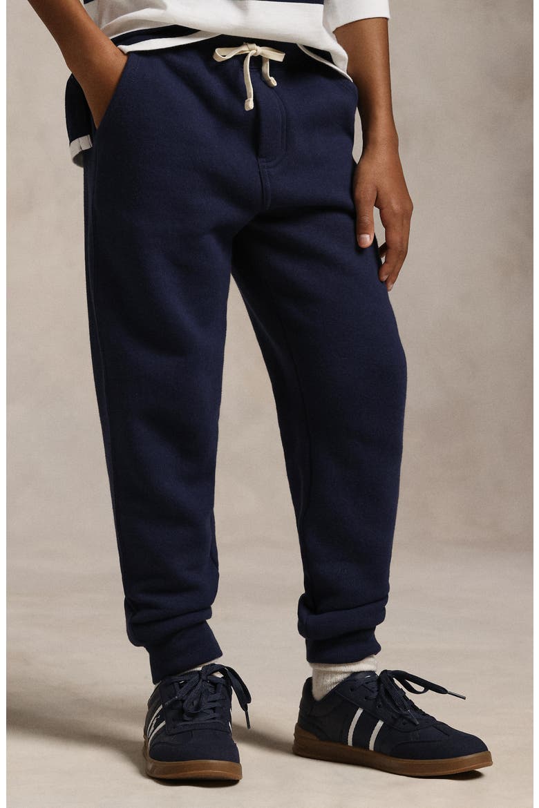Fleece Joggers, Alternate, color, NAVY