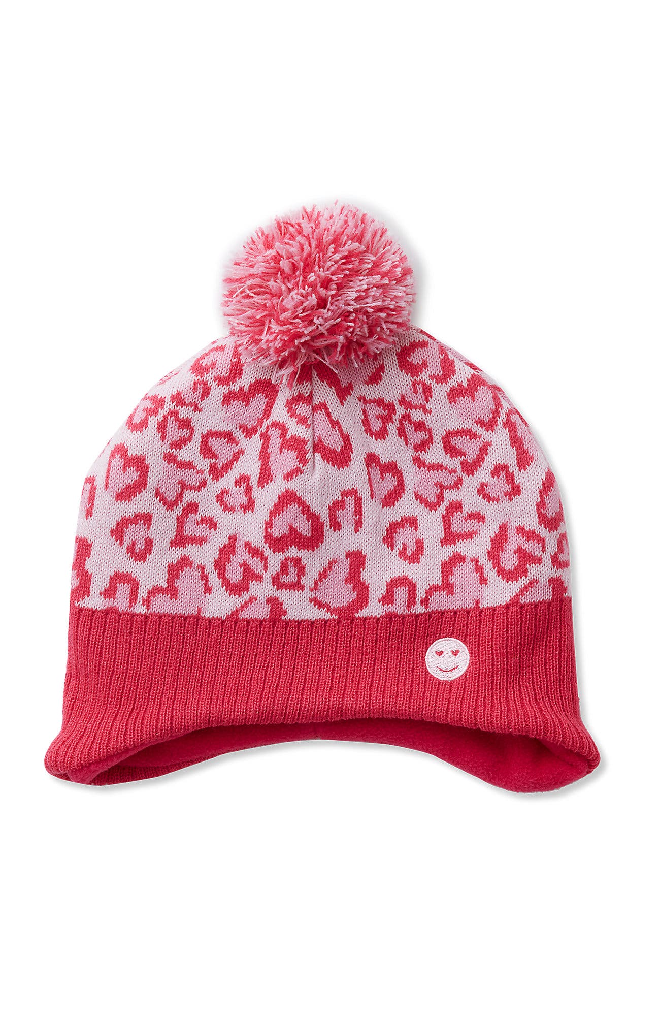 selected Cheetah Hearts/Raspberry