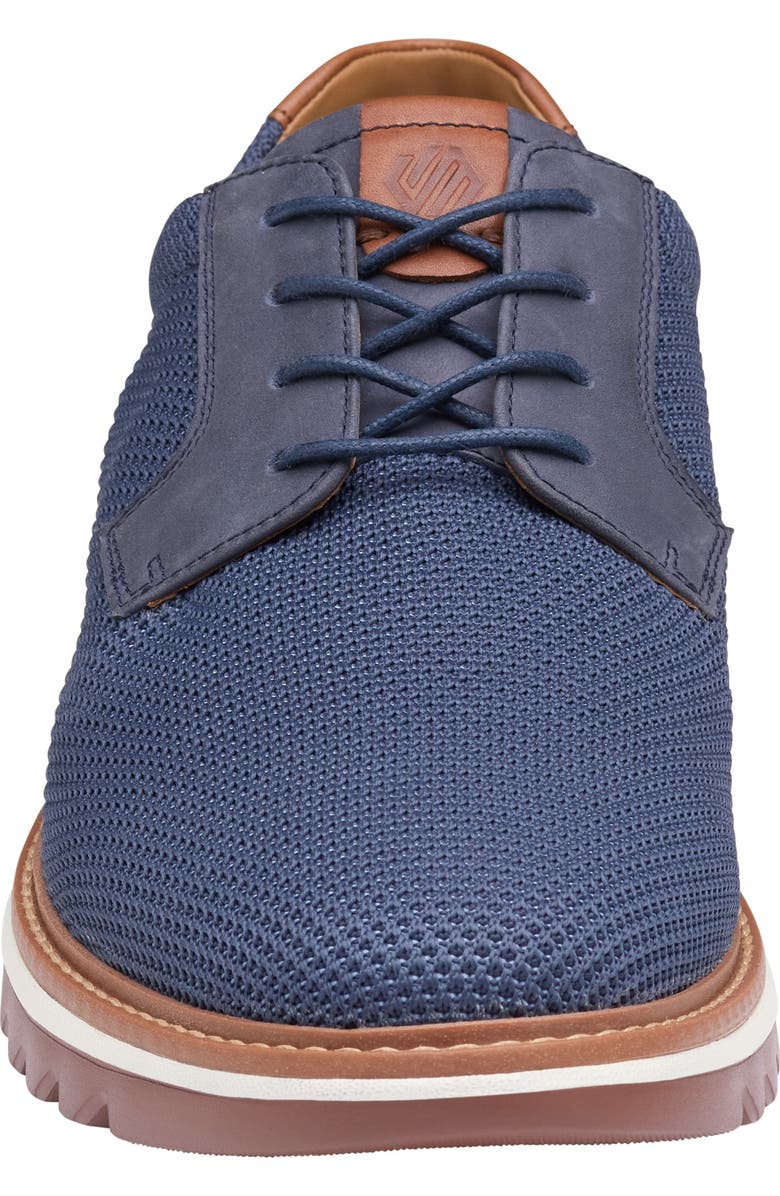 Johnston
Murphy Braydon Knit Plain Toe Derby, Alternate, color, Navy Knit