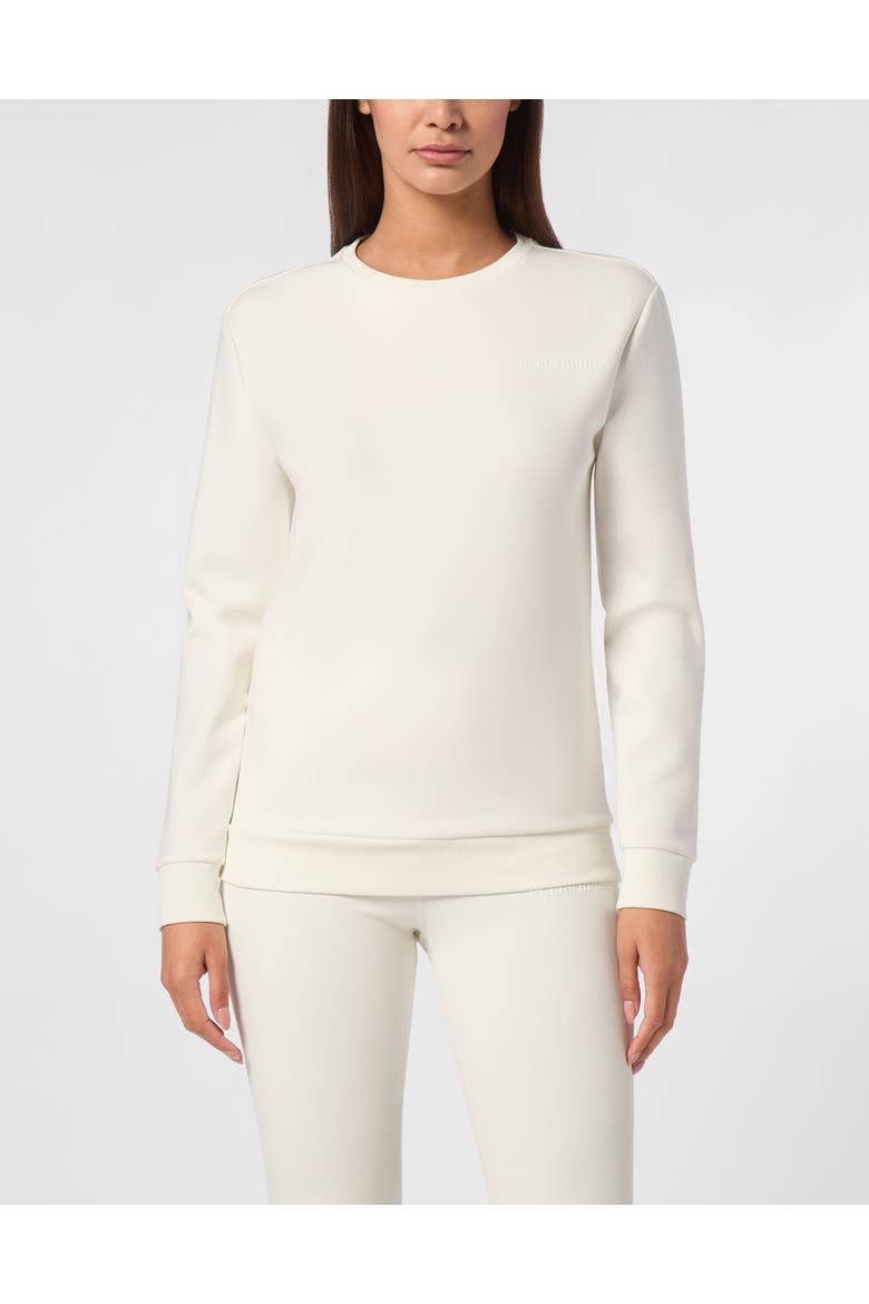 Sweatshirt Women, Main, color, white
