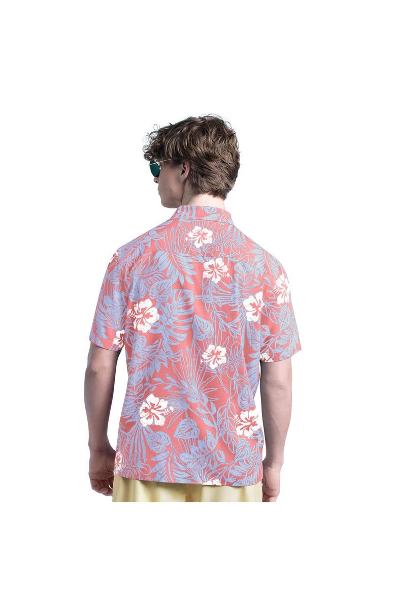 Margaritaville Men's Margaritaville Coral Arizona Diamondbacks Palm Shade Party Button-Up Shirt, Alternate, color, Coral