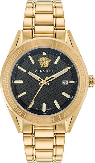 【大注目】 VERSACE V-Codeウォッチ 腕時計 42mm Versace V-Code Bracelet Watch, 42mm | Nordstrom