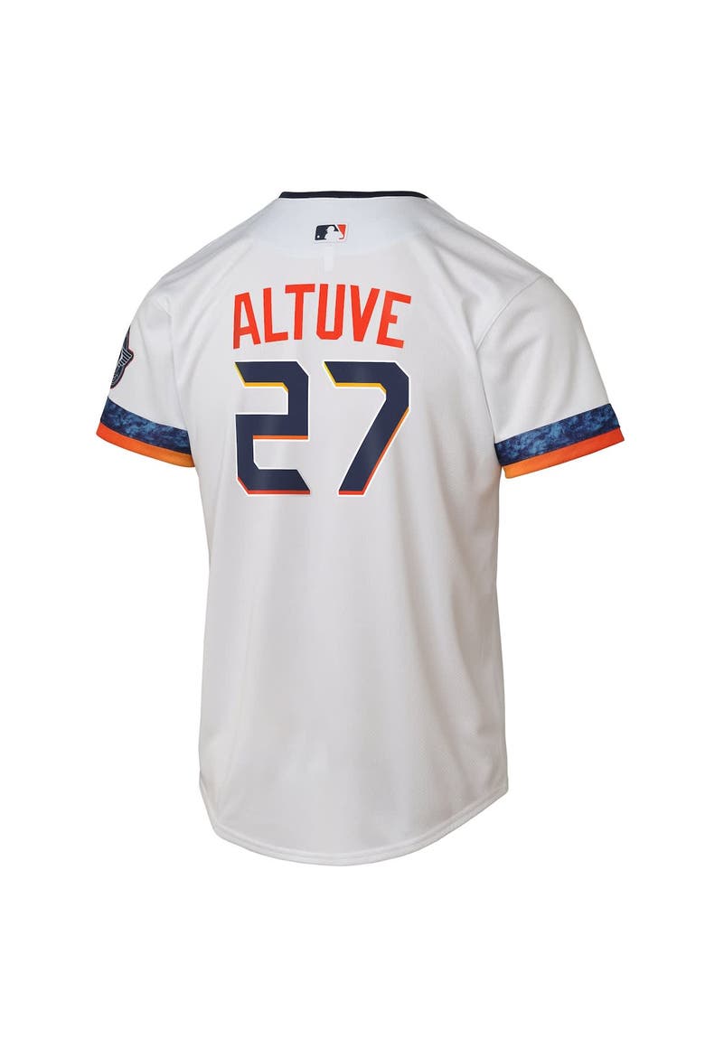 Youth Nike Jose Altuve White Houston Astros 2025 City Connect Limited Player Jersey, Alternate, color, White