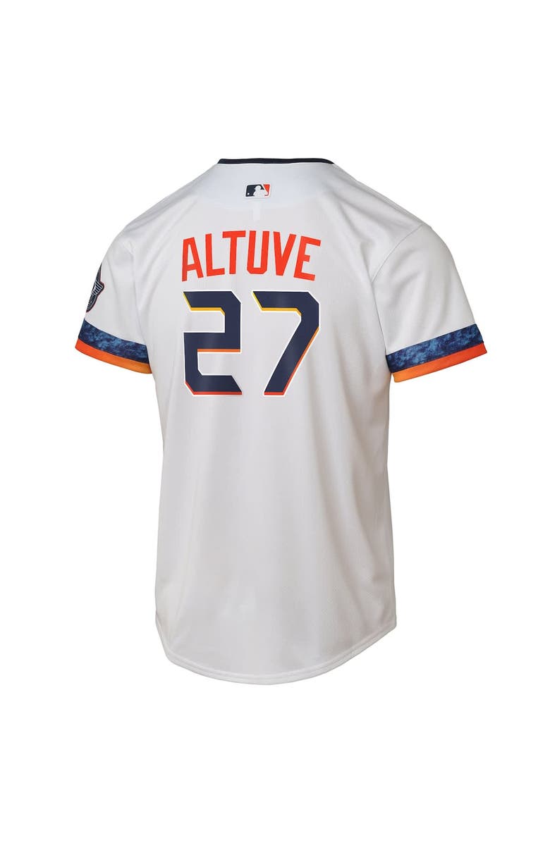Nike Youth Nike Jose Altuve White Houston Astros 2025 City Connect Limited Player Jersey, Alternate, color, White