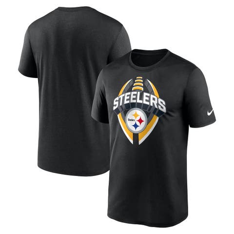 Men's Nike Black Pittsburgh Steelers Big & Tall Primetime Legend Icon Performance T-Shirt
