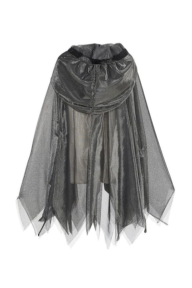 Mathilde Halloween Costume Cape, Alternate, color, Black