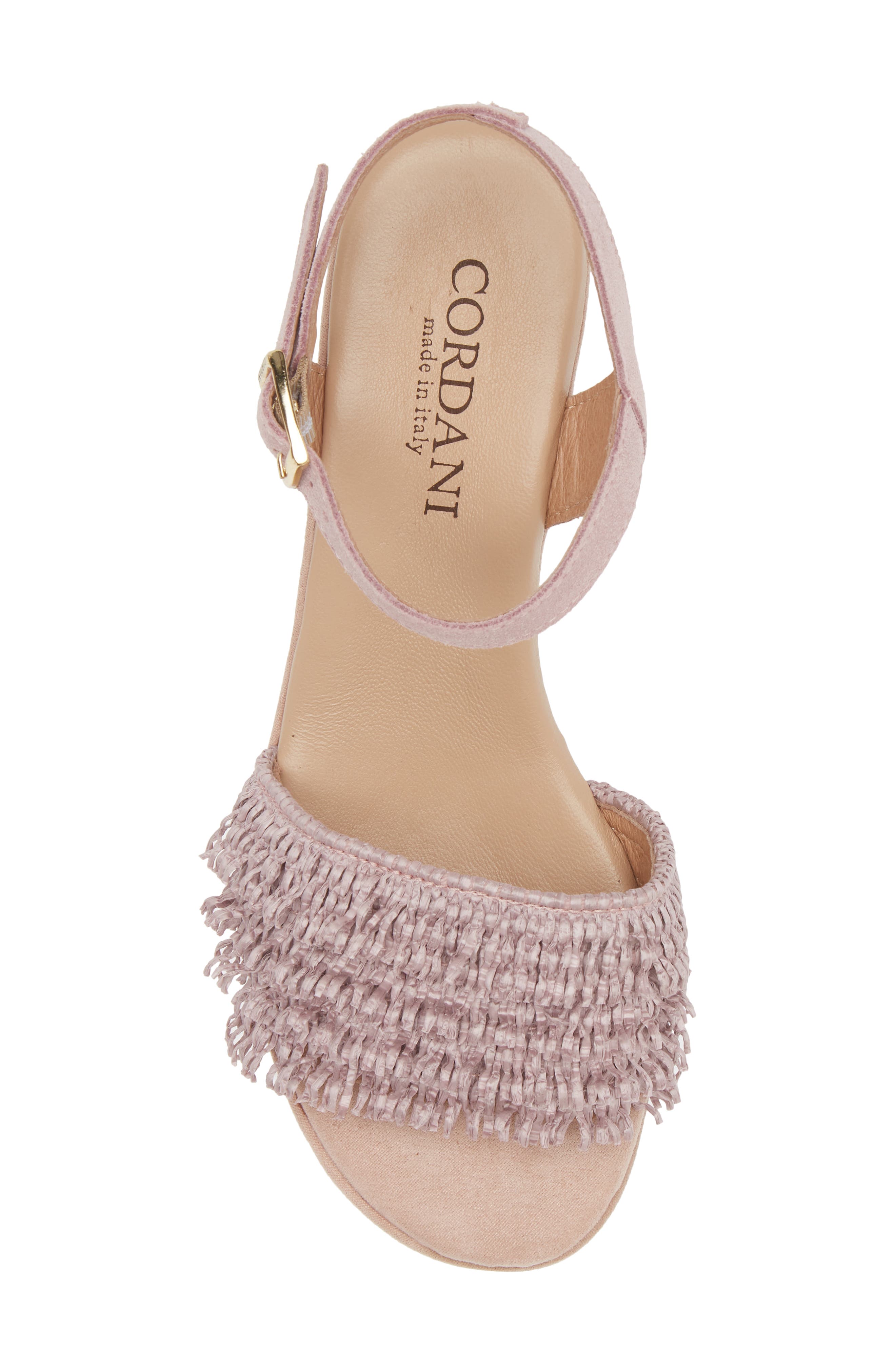 Liona Ankle Strap Platform Sandal, Alternate, color, RAFIA ROSE