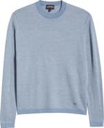 Emporio Armani Geo Pattern Wool Sweater