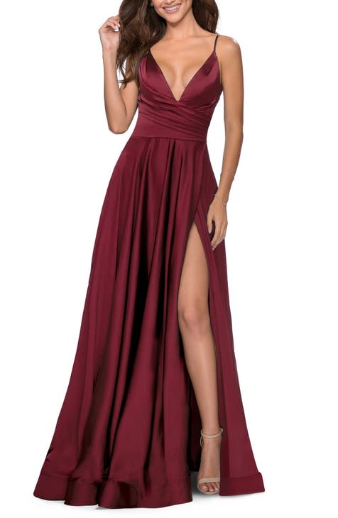 Women s Burgundy Formal Dresses Evening Gowns Nordstrom