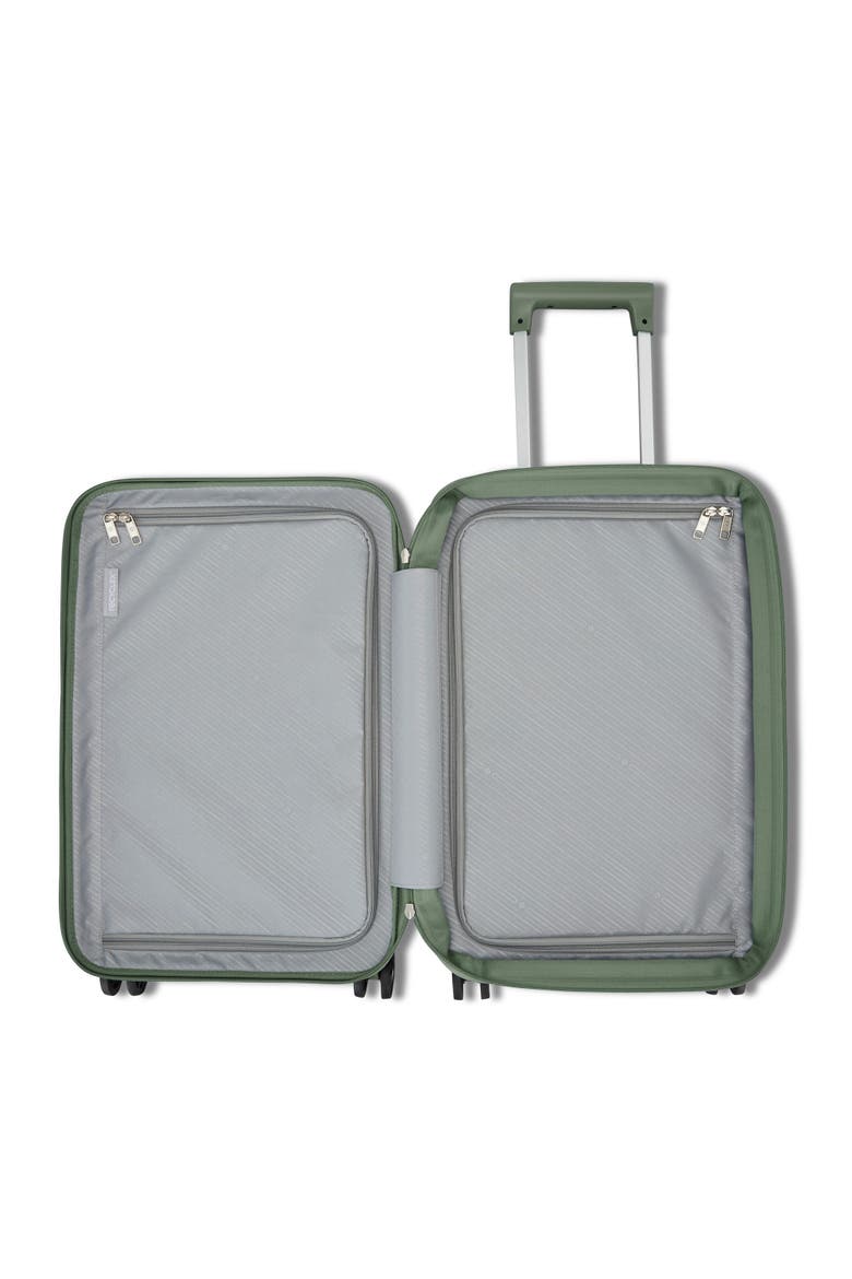 Uplift Hardside 32" X-large Checked Spinner Luggage, Alternate, color, Jade Green