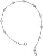 Haus of Brilliance 14K White Gold 1/2 Cttw Diamond by Yard Bracelet