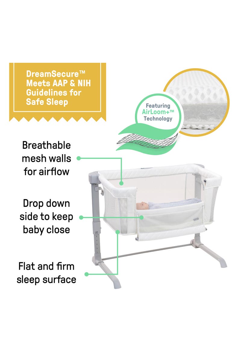 INGENUITY DreamSecure 2-in-1 Co-Sleeping Bassinet, Alternate, color, White
