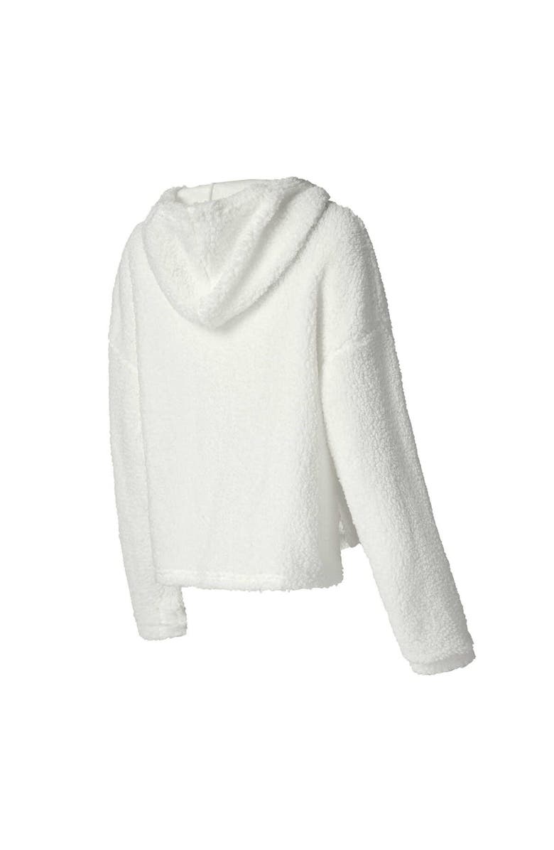 CONCEPTS SPORT Women's Concepts Sport Cream Chicago White Sox Fluffy Hoodie Top & Shorts Sleep Set, Alternate, color, Cream