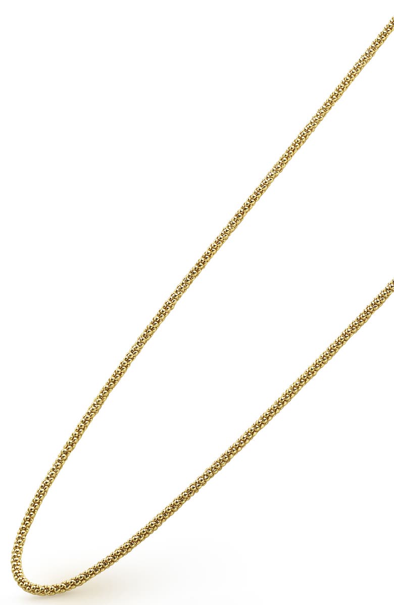 LAGOS Men's 18K Gold Popcorn Caviar Chain Necklace, Alternate, color, Gold