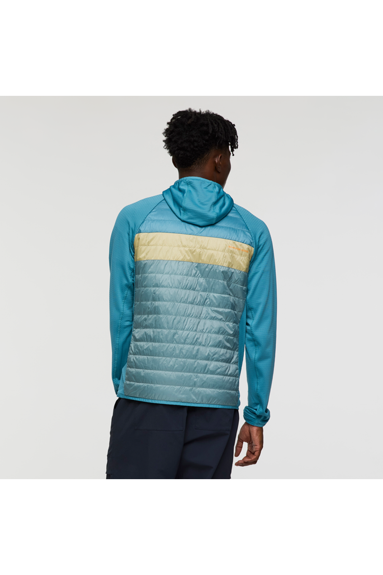 Capa Hybrid Insulated Hooded Jacket - Men's, Alternate, color, Drizzle/Bluegrass