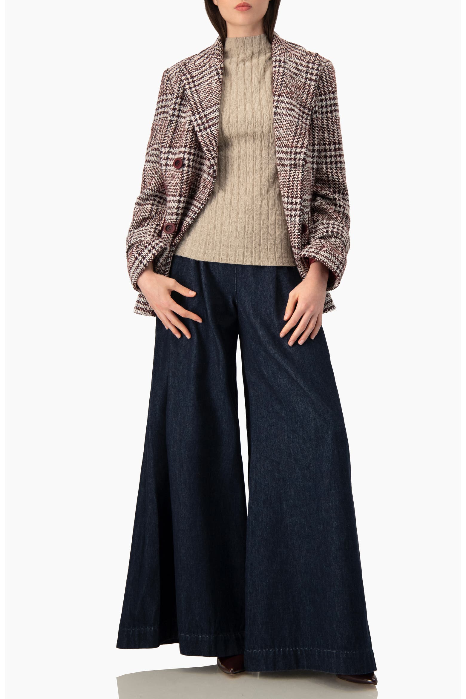 Texture Knitting Book IVONNE Textured Knit Mock-neck Top (Women) | Nordstrom
