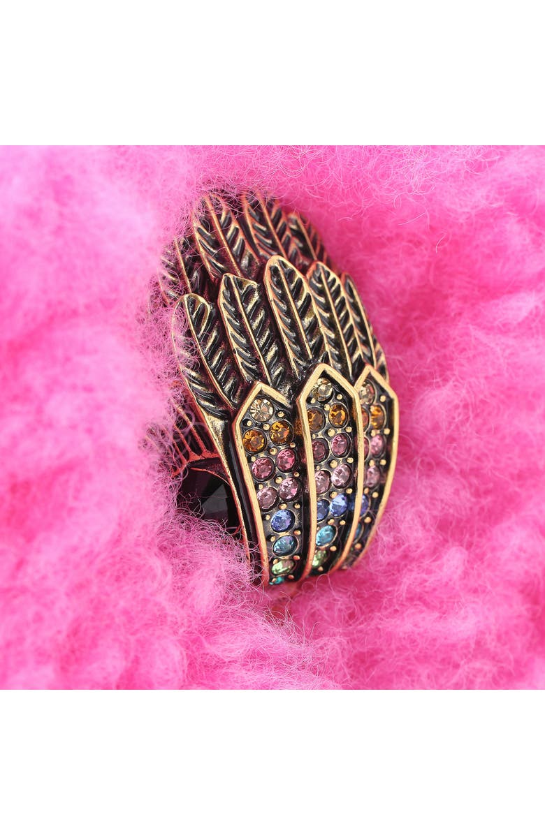 Kurt Geiger London Micro Kensington Faux Fur Crossbody Bag, Alternate, color,