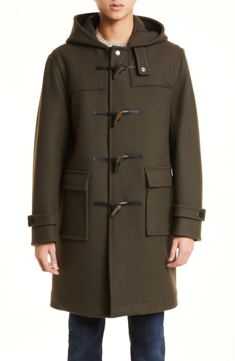 Mackintosh Weir Wool Duffle Coat, Main, color, 