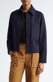 Vince Cotton Blend Chore Jacket