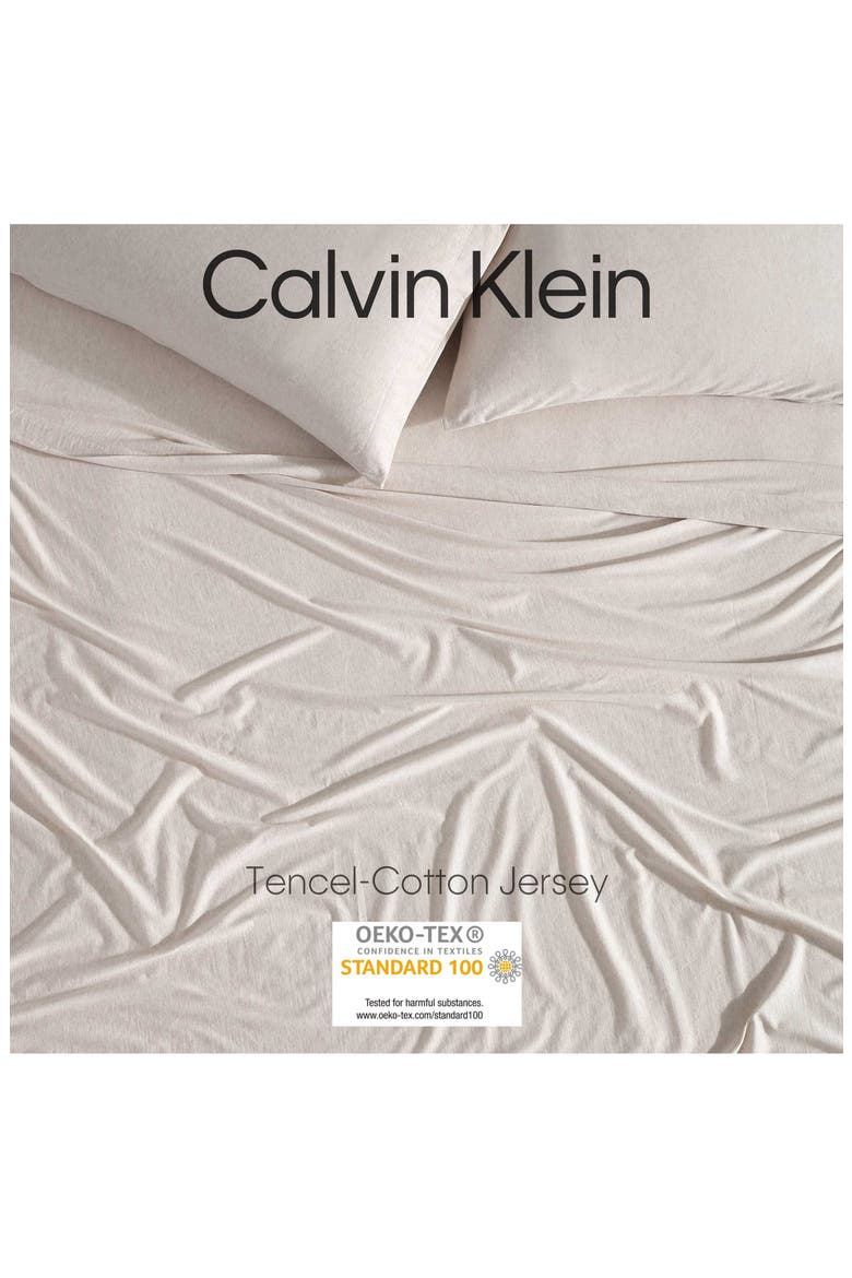 Modern Mélange Cotton Blend Sheet Set, Alternate, color, LIGHT PINK