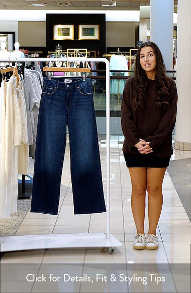 Sasha High Waist Wide Leg Jeans, sales video thumbnail