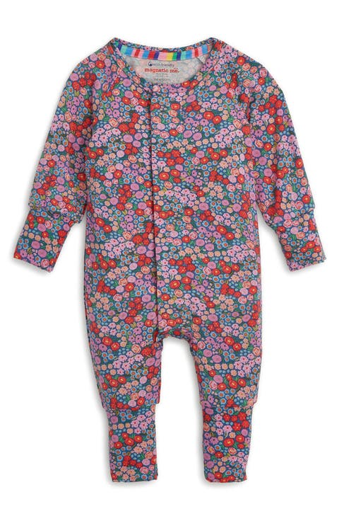 Gilded Lily Magnetic Closure Convertible Romper (Baby)