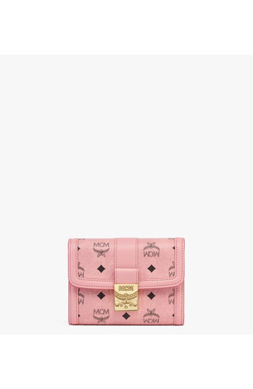 Mcm Tracy Trifold Wallet In Yellow