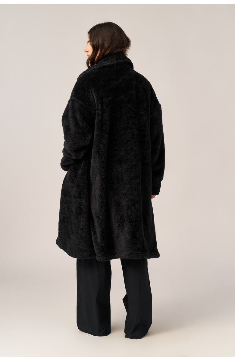 Gottex Beach Life The Long Lounge Coat, Alternate, color, Black