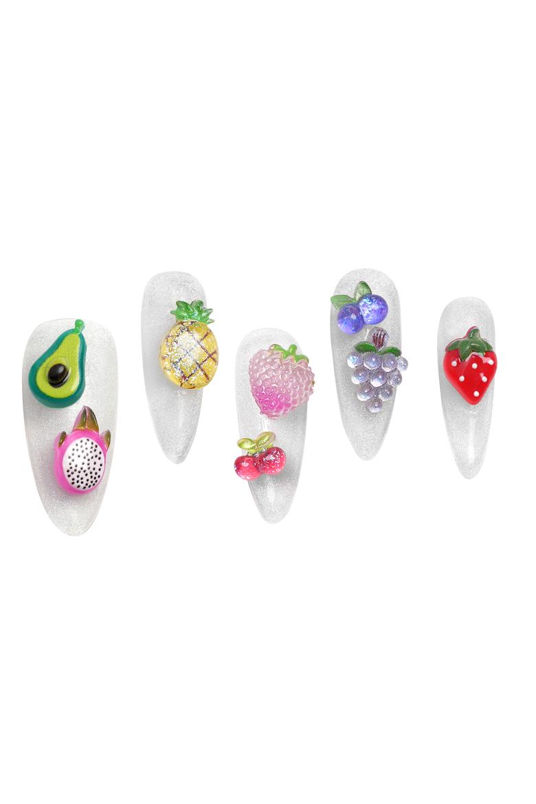 Juicy Fruit - 120+ Assorted Nail Charms, Alternate, color, Assorted multicolor fruit