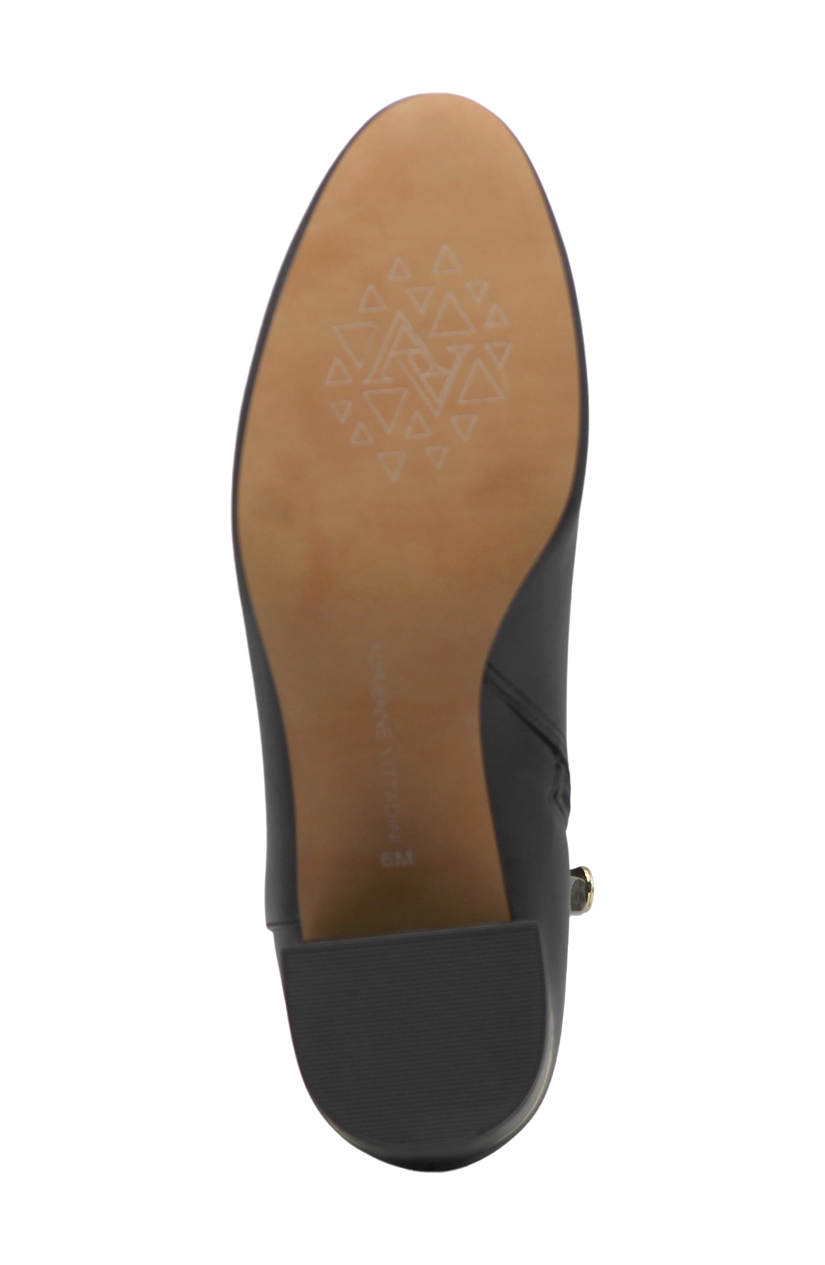 Adrienne Vittadini Knight Block Heel Bootie, Alternate, color, Black