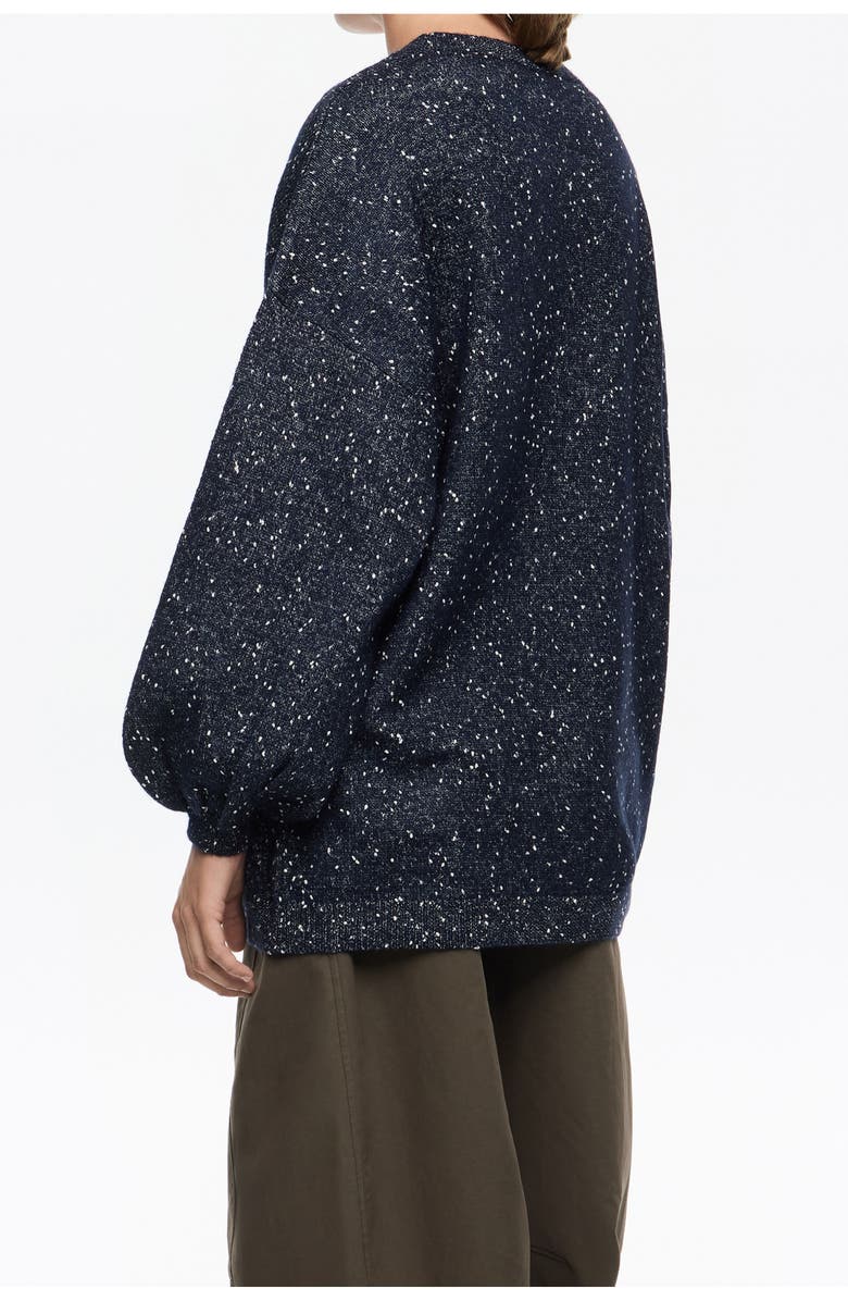 Bimba y Lola Long Neps Sweater, Alternate, color, Ink