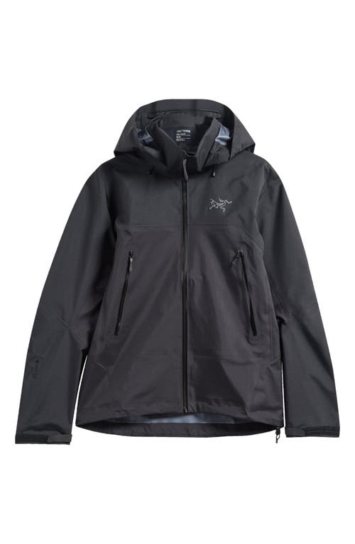 Arc'teryx Beta Ar Gore-tex® Pro Epe Waterproof Hooded Jacket In Black