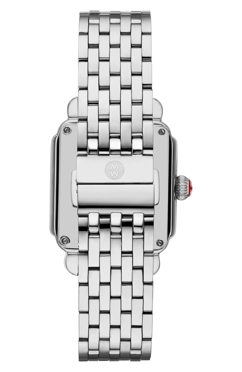 MICHELE Deco Madison Diamond Bracelet Watch, 34 x 36mm, Alternate, color, 
