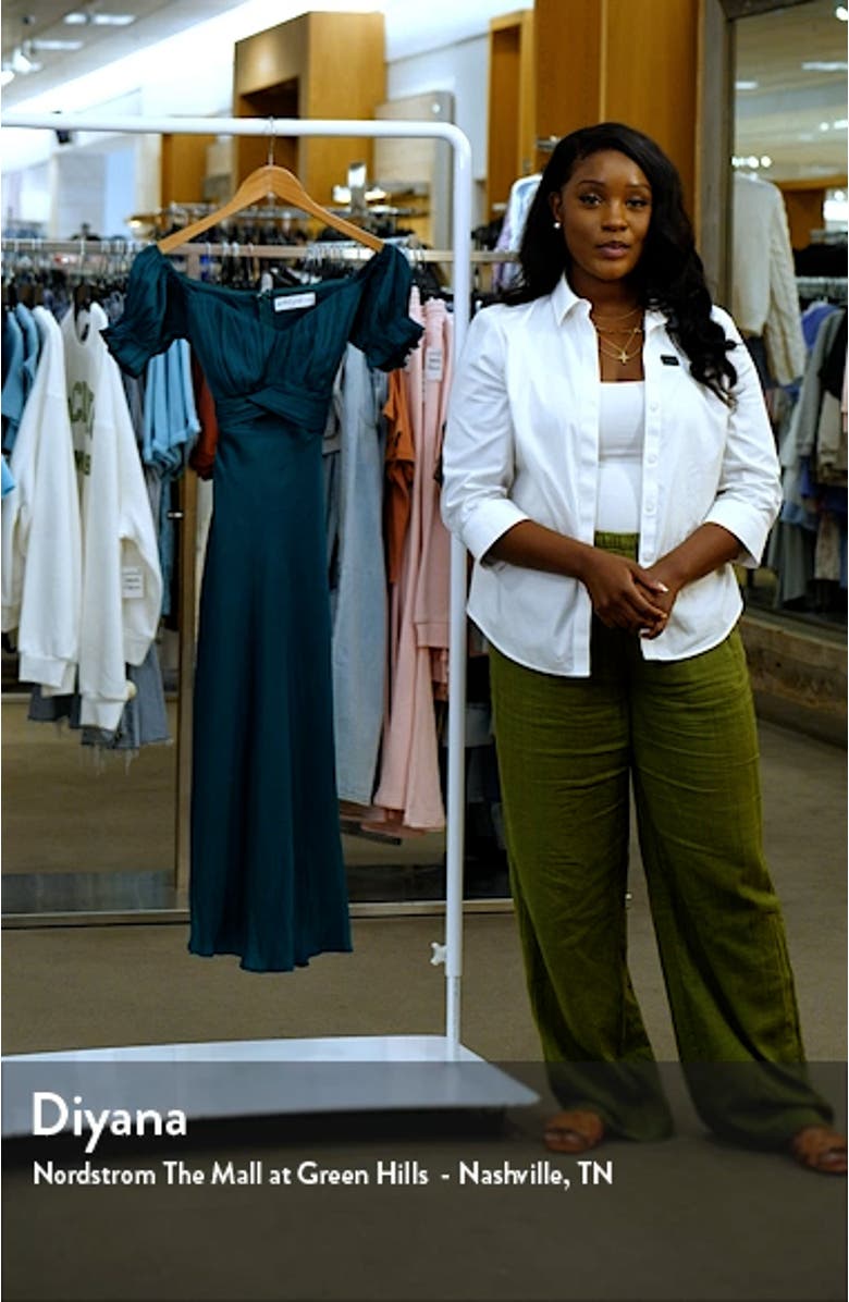 Mickenna Frill Tie Back Midi Dress, sales video thumbnail