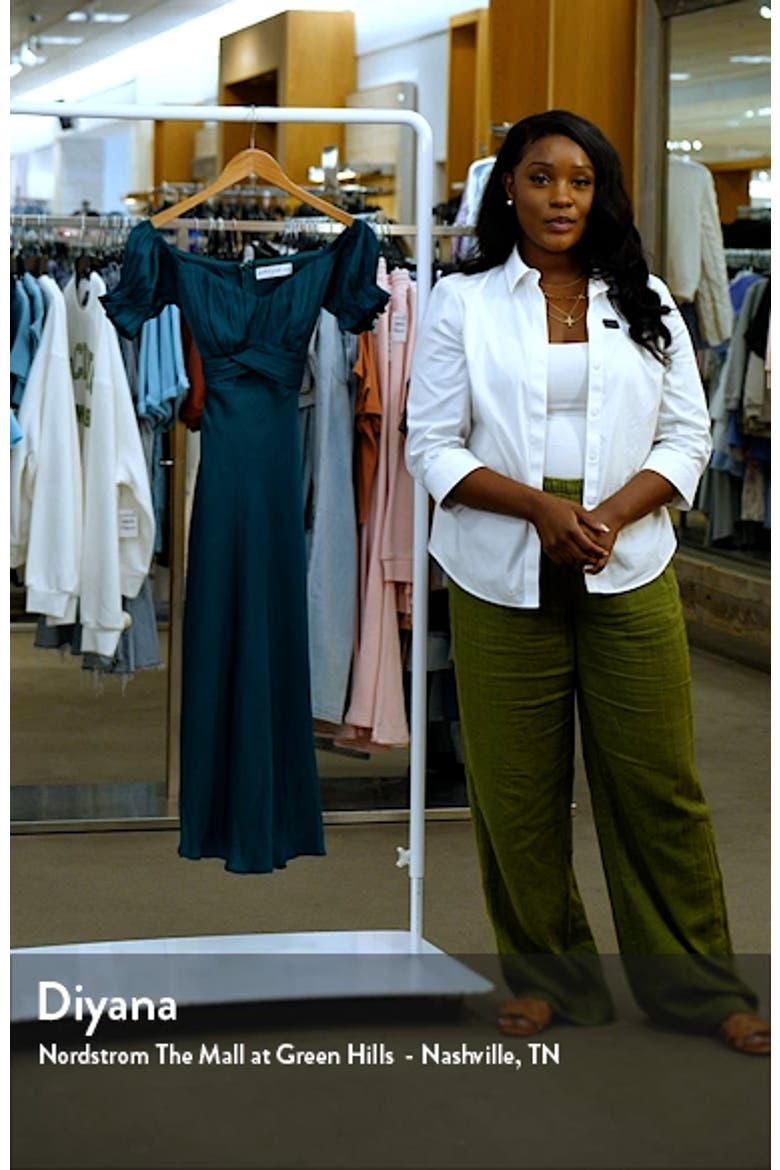 Mickenna Frill Tie Back Midi Dress video