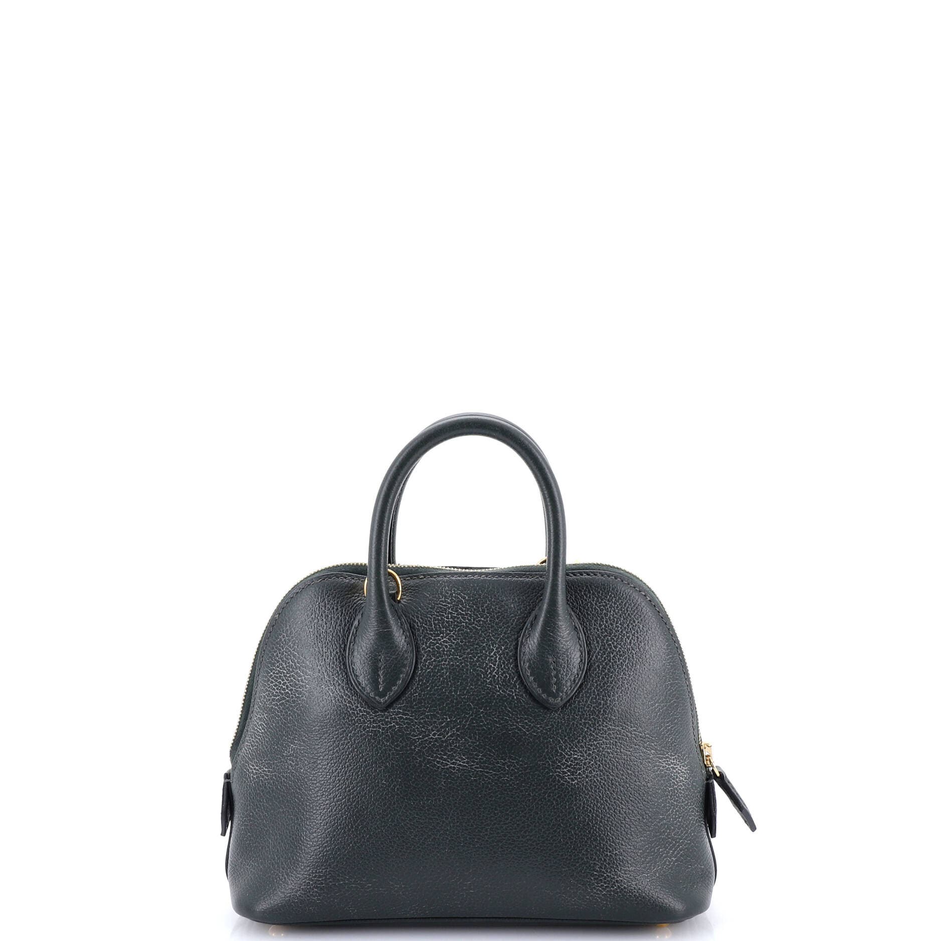 Pre-Owned Hermes Bolide 1923 Bag Evercolor Mini, Alternate, color, Vert Fonce