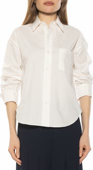 Alexia Admor Tammi Oversize Button-Up Shirt