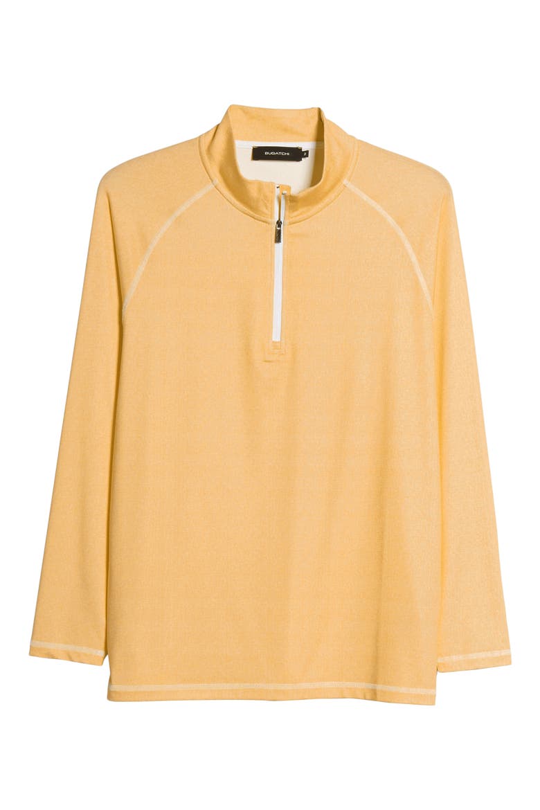 Quarter Zip Performance Pullover, Alternate, color, SUN