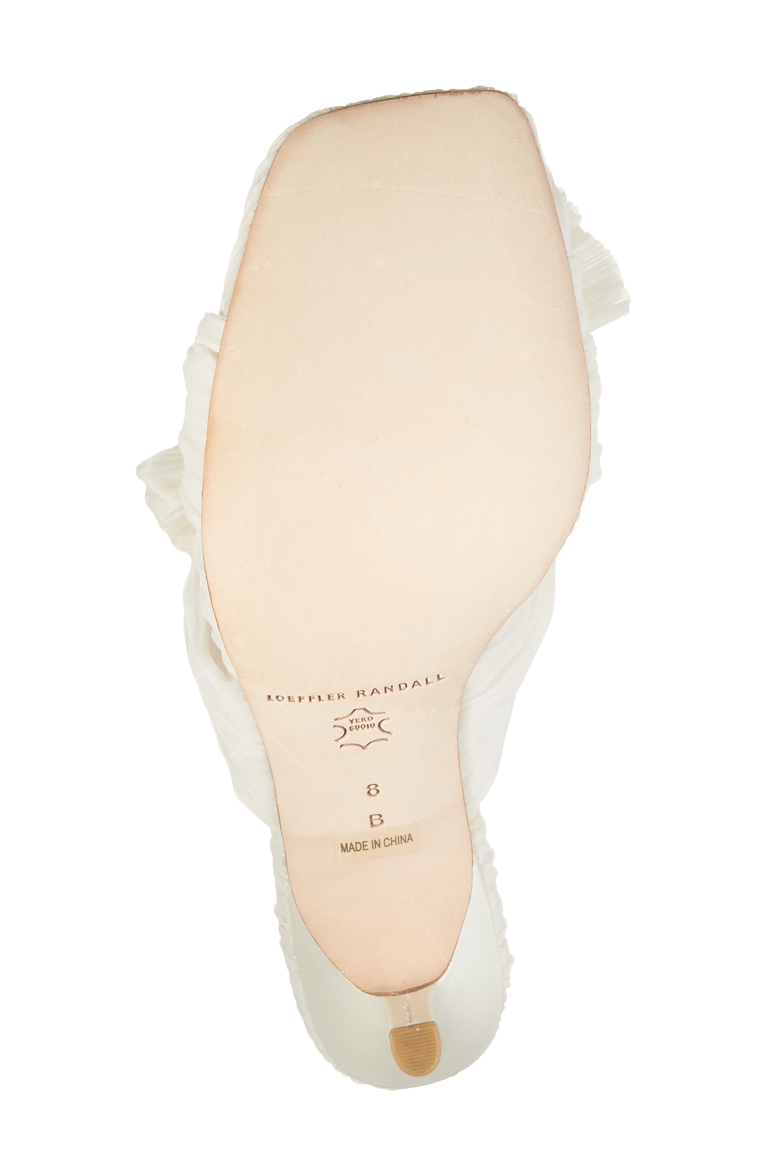 Loeffler Randall Claudia Top Knot Sandal, Alternate, color, Pearl