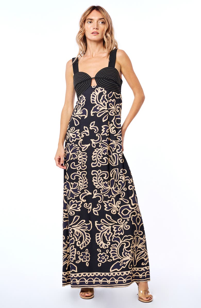 CIEBON Carini Sleeveless Maxi Dress, Alternate, color, Black