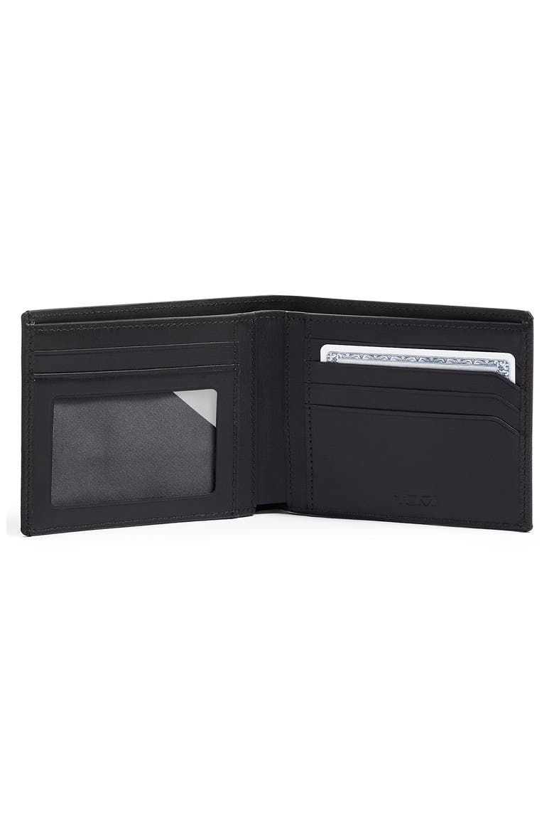 Nassau Global Double Leather Wallet, Alternate, color, BLACK TEXTURE