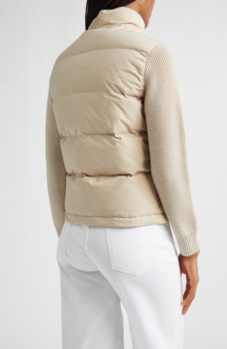 Eleventy Diamond Quilted Down Jacket, Alternate, color, 02 Sand